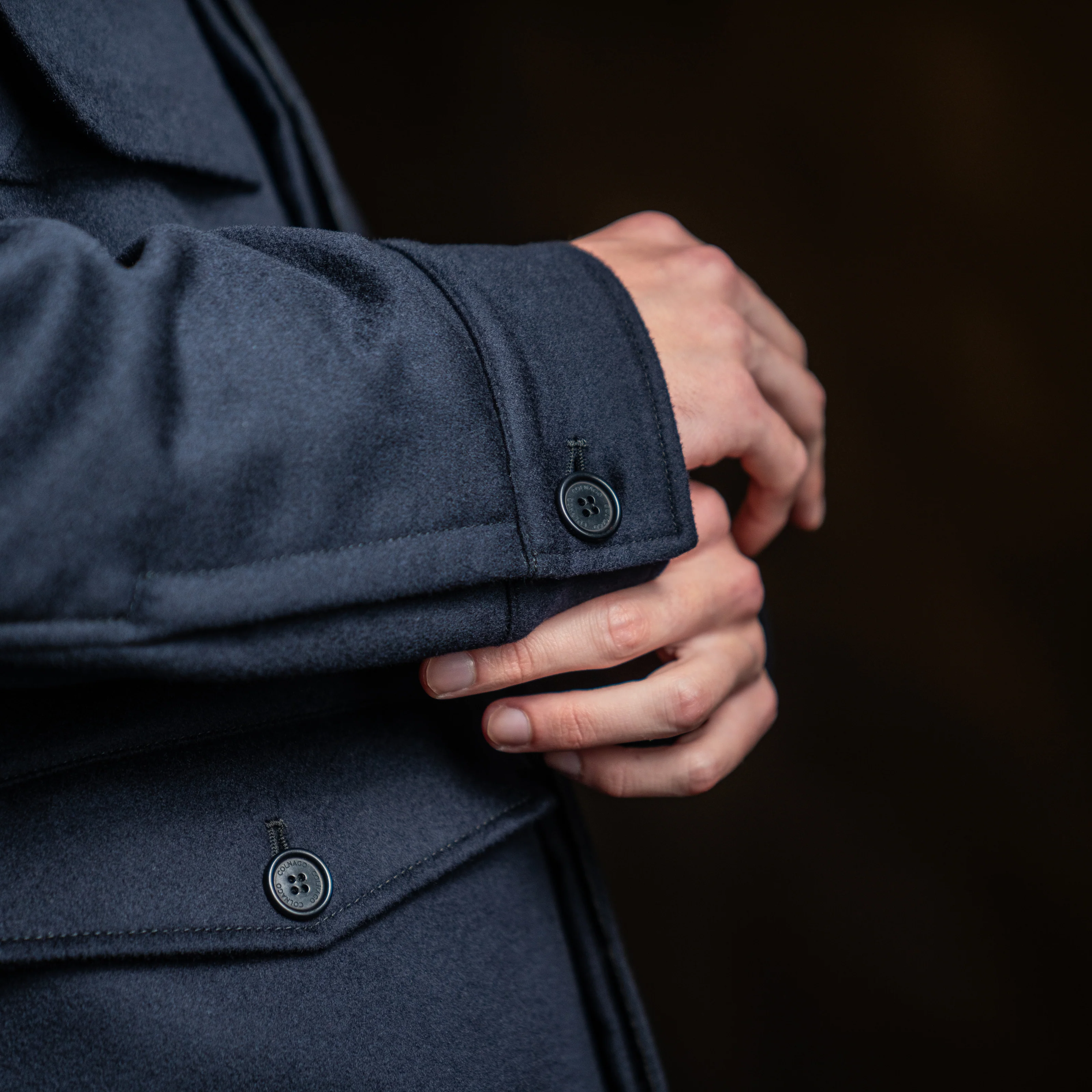Navy Blue Field Jacket - Image 5