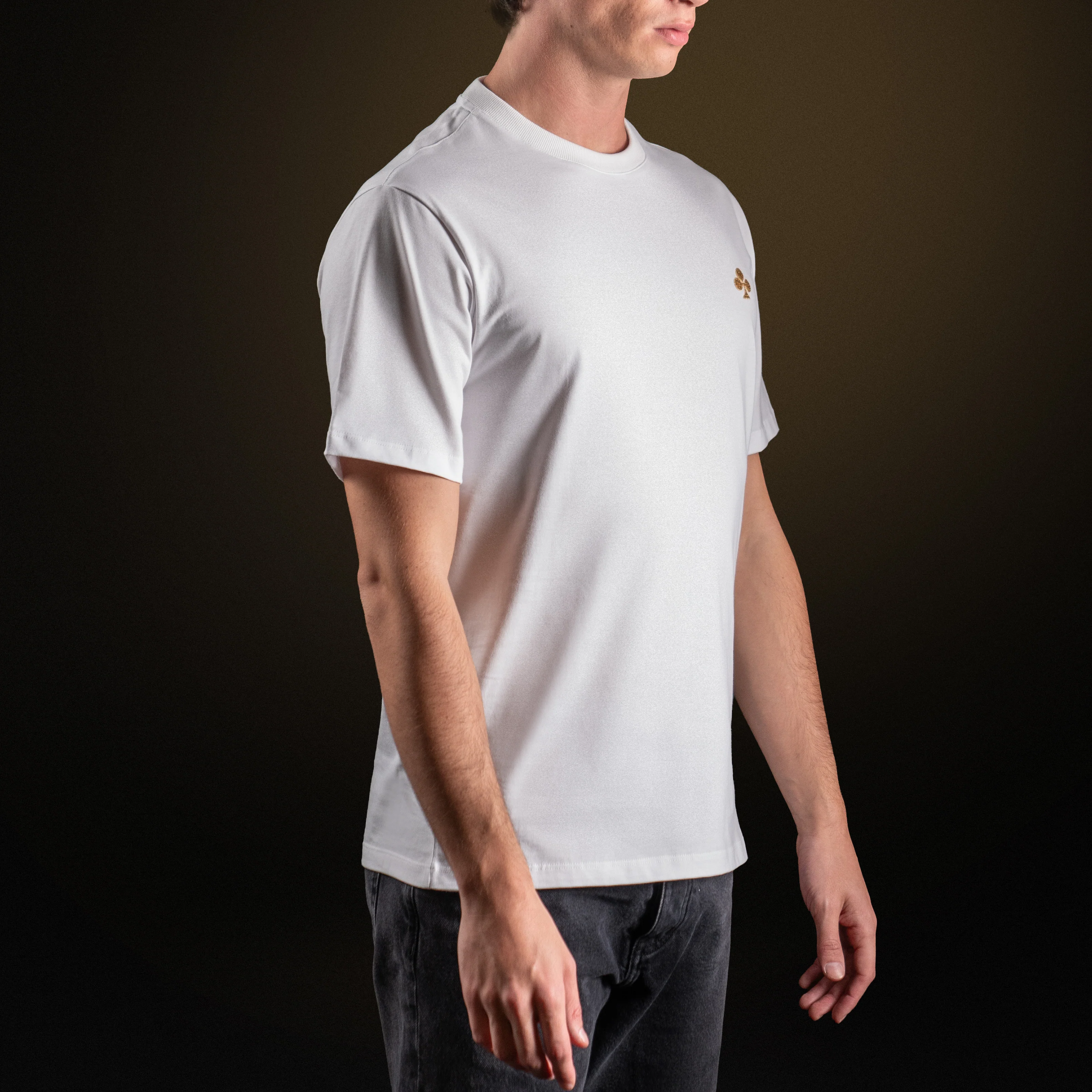 White Cotton T-shirt - Image 2